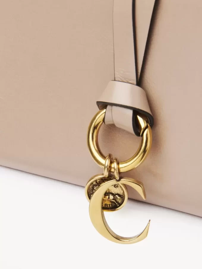 Alphabet bifold wallet in shiny leather