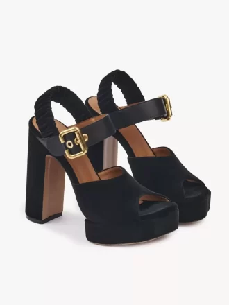 Aria platform sandal