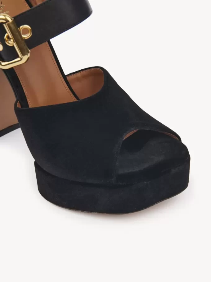 Aria platform sandal