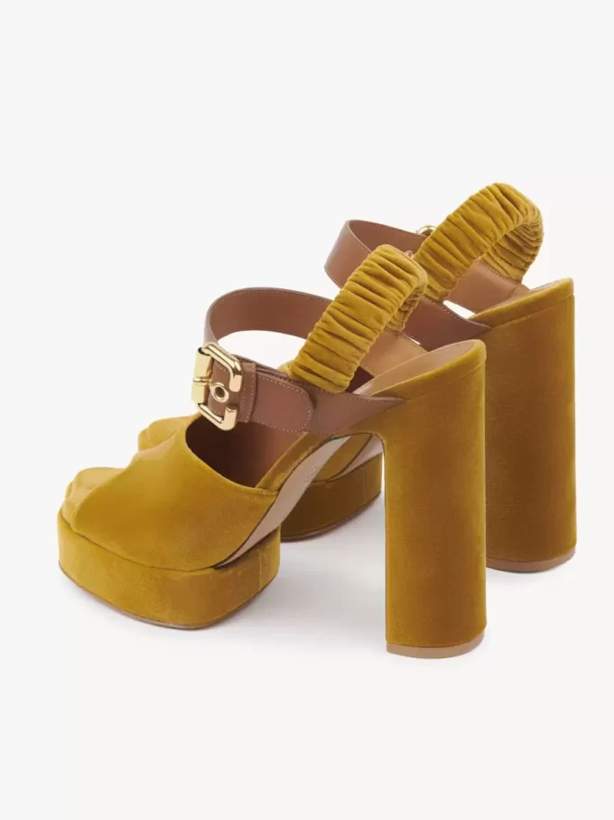 Aria platform sandal