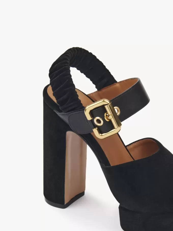 Aria platform sandal