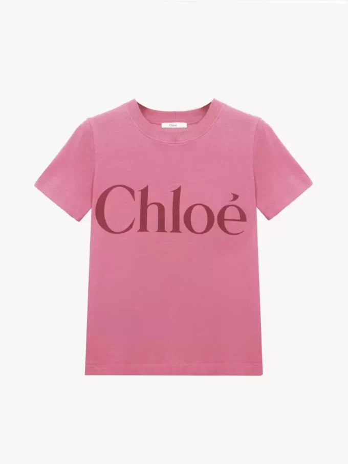 Baby fit logo T-shirt in cotton jersey