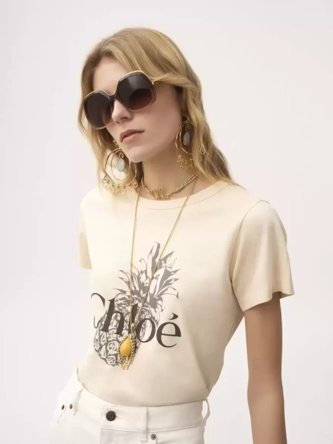 Baby fit logo T-shirt in cotton jersey