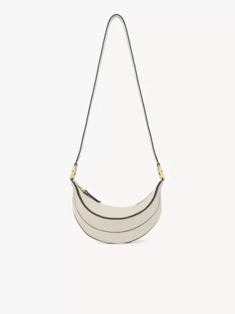 Banana cross-body bag in grained leather