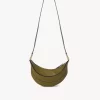Banana cross-body bag in grained leather