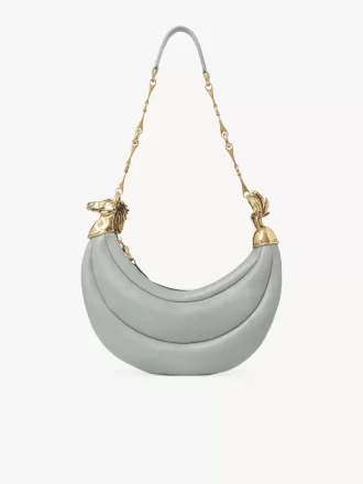 Chain Horse shoulder bag in grained leather