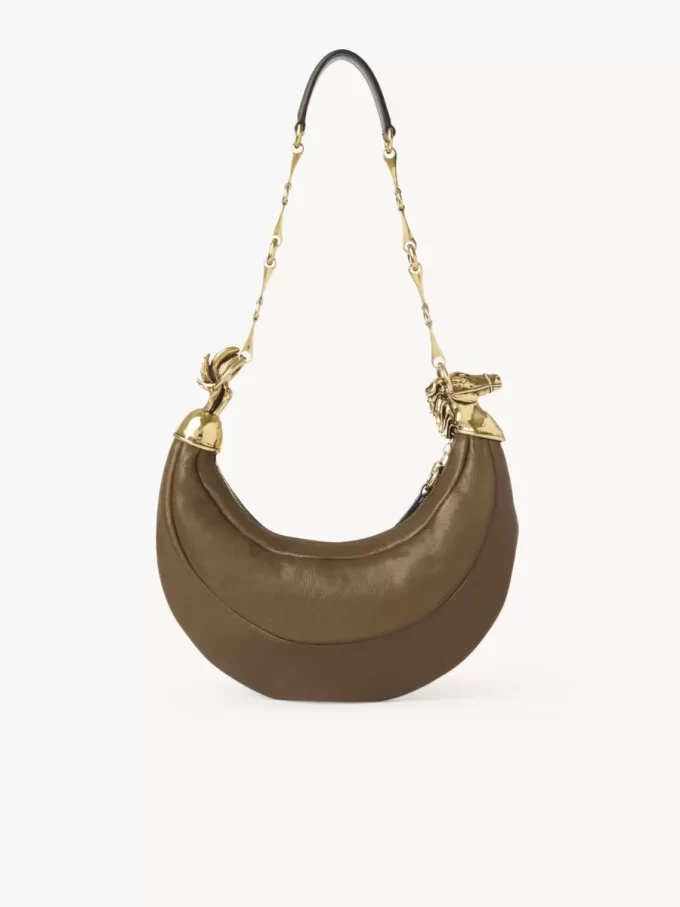 Chain Horse shoulder bag in soft leather