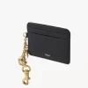Chloé Charms card holder in grained leather