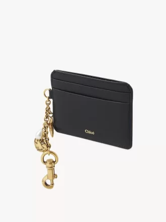Chloé Charms card holder in grained leather