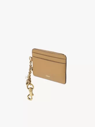 Chloé Charms card holder in grained leather