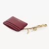 Chloé Charms card holder in grained leather