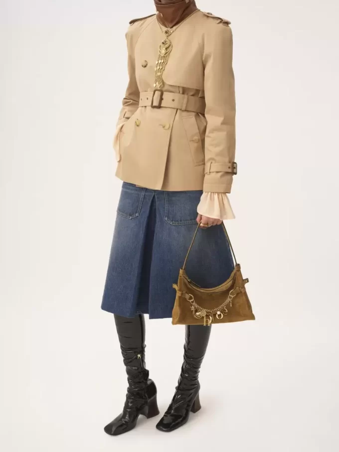 Chloé Charms hobo bag in suede leather