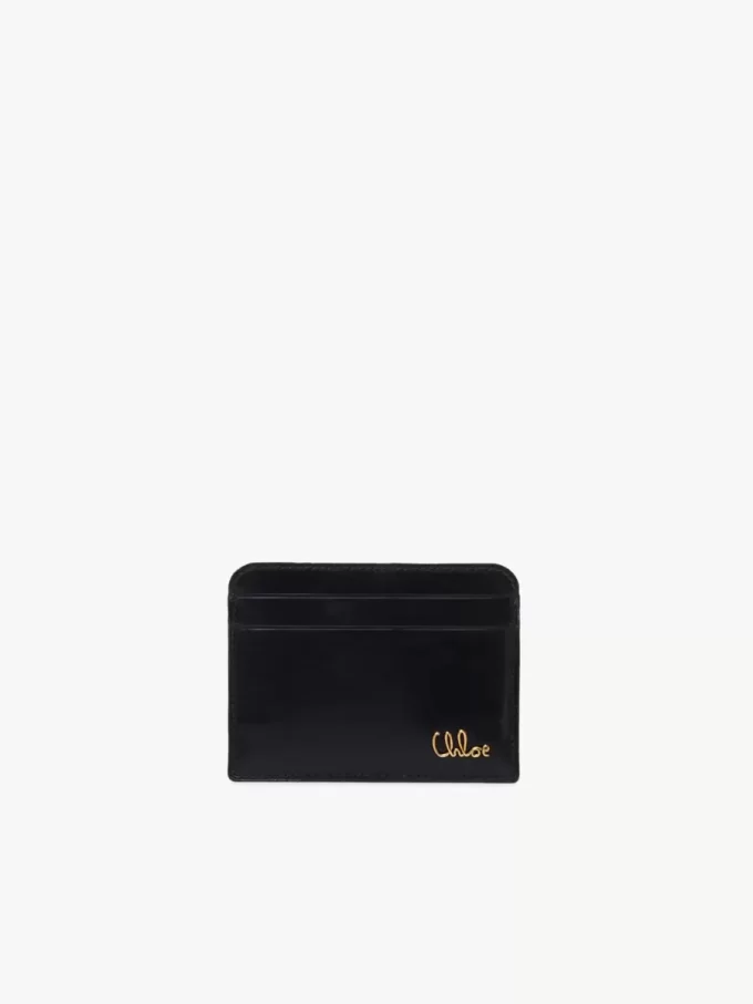Chloé Iconic card holder in shiny leather