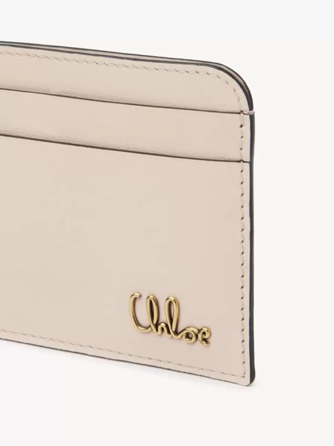 Chloé Iconic card holder in shiny leather