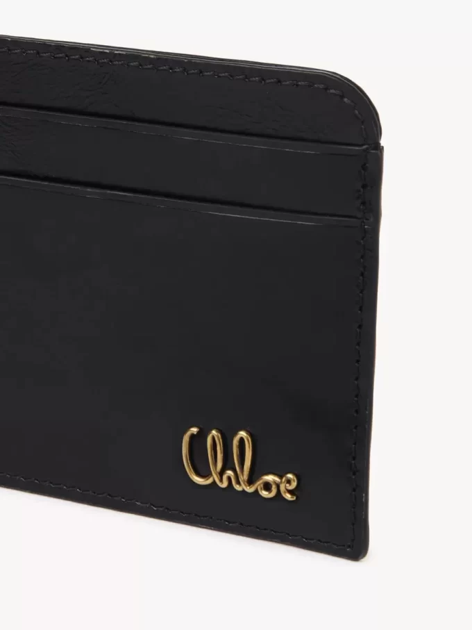 Chloé Iconic card holder in shiny leather