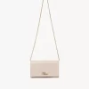 Chloé Iconic flap wallet on chain in shiny leather