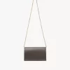 Chloé Iconic flap wallet on chain in shiny leather