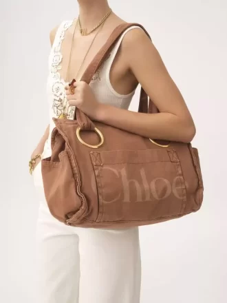 Chloé Plage tote bag in cotton