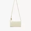 Chloé Spin flap wallet on chain in grained leather