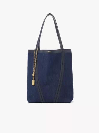 chlo spin tote bag in denim 1 330x440 - Chlo&eacute; Spin tote bag in denim