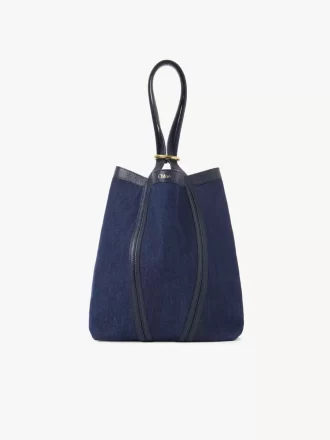 chlo spin tote bag in denim 2 330x440 - Chlo&eacute; Spin tote bag in denim