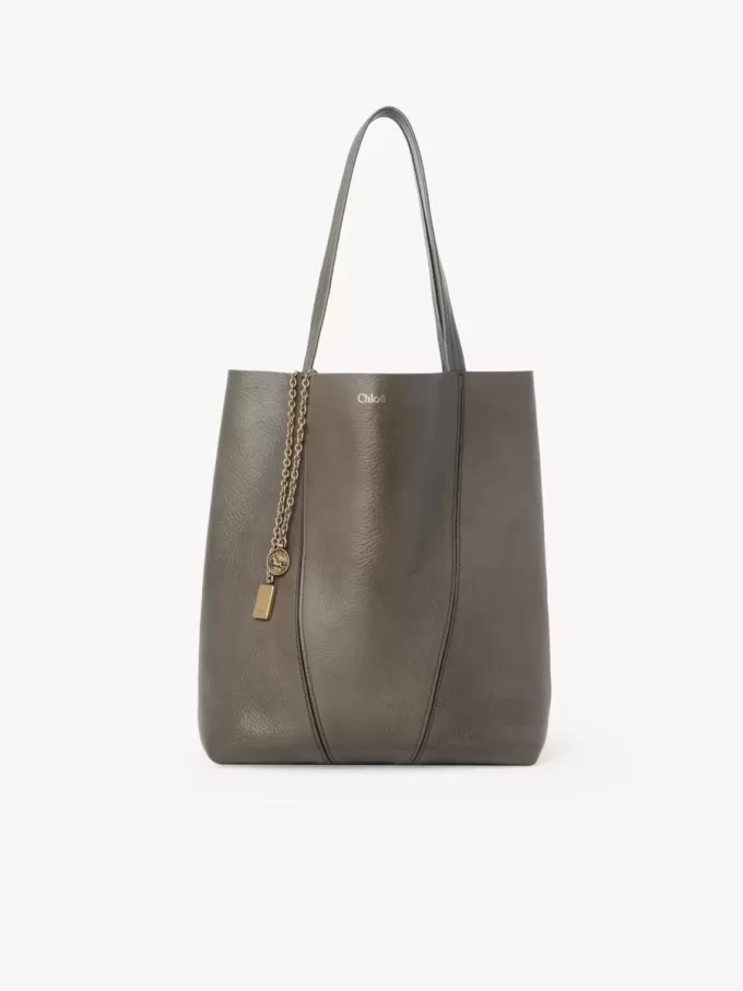 Chloé Spin tote bag in grained leather