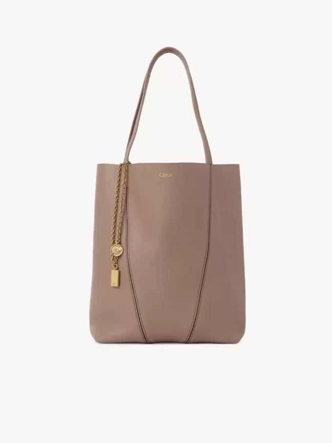 Chloé Spin tote bag in grained leather