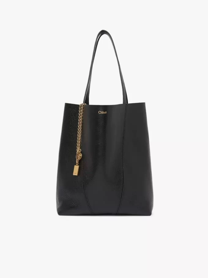 Chloé Spin tote bag in grained leather