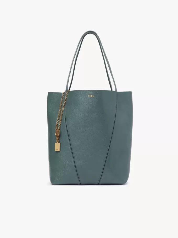 Chloé Spin tote bag in grained leather