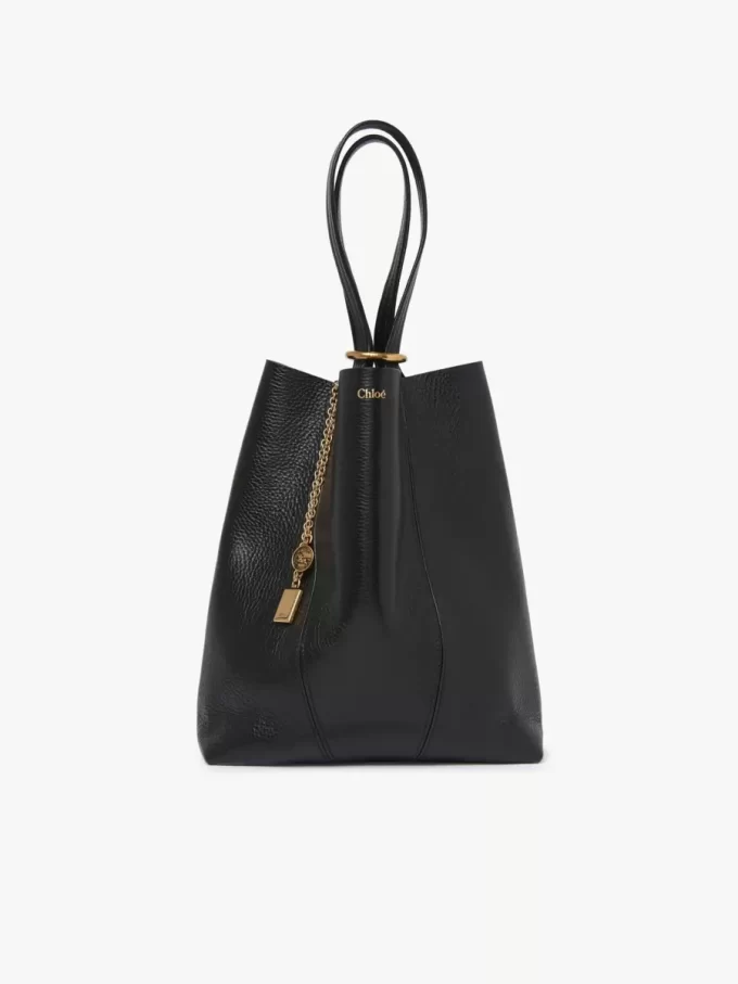 Chloé Spin tote bag in grained leather
