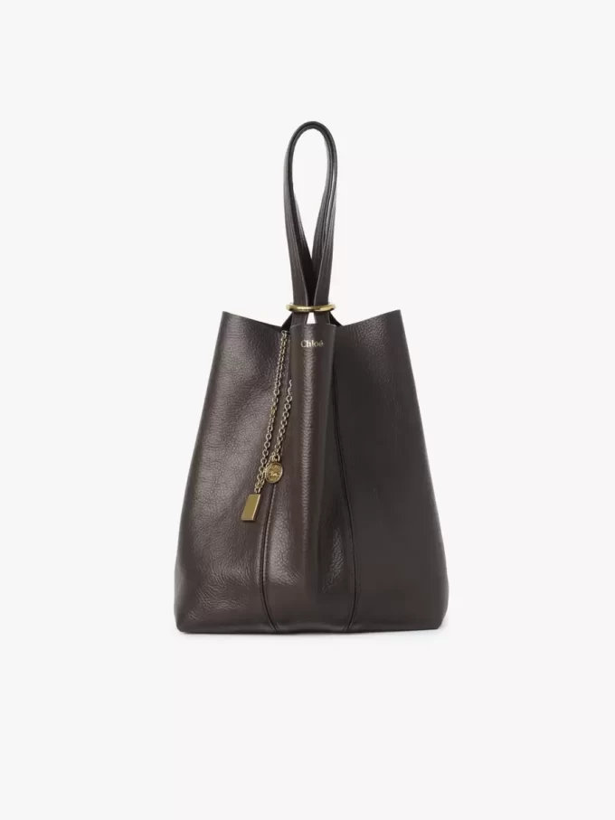 Chloé Spin tote bag in grained leather