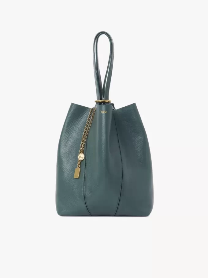 Chloé Spin tote bag in grained leather