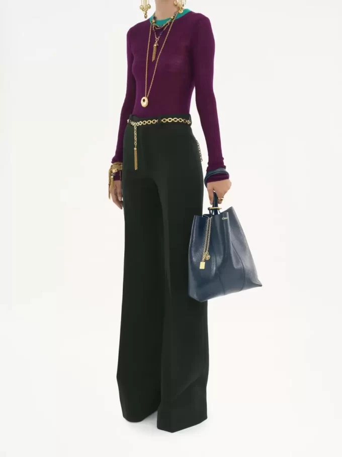 Chloé Spin tote bag in grained leather