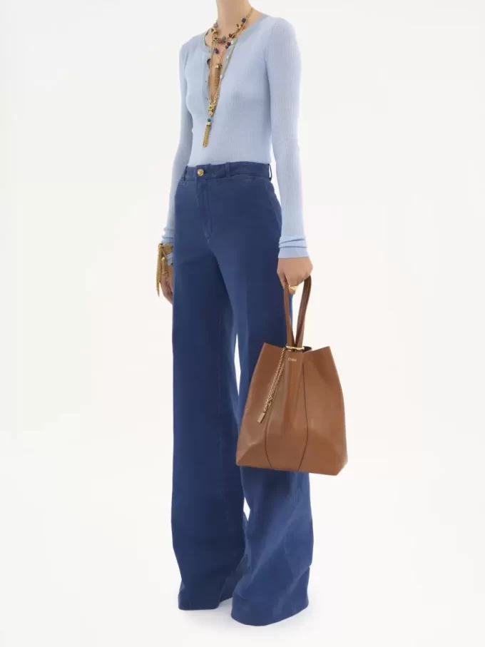 Chloé Spin tote bag in grained leather