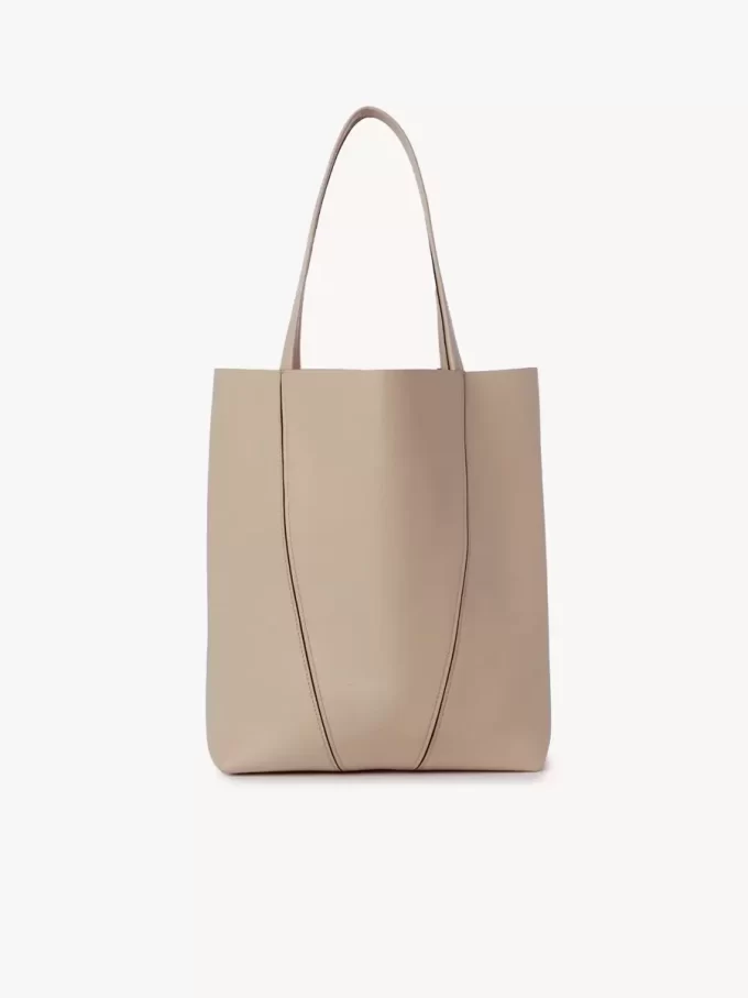 Chloé Spin tote bag in grained leather