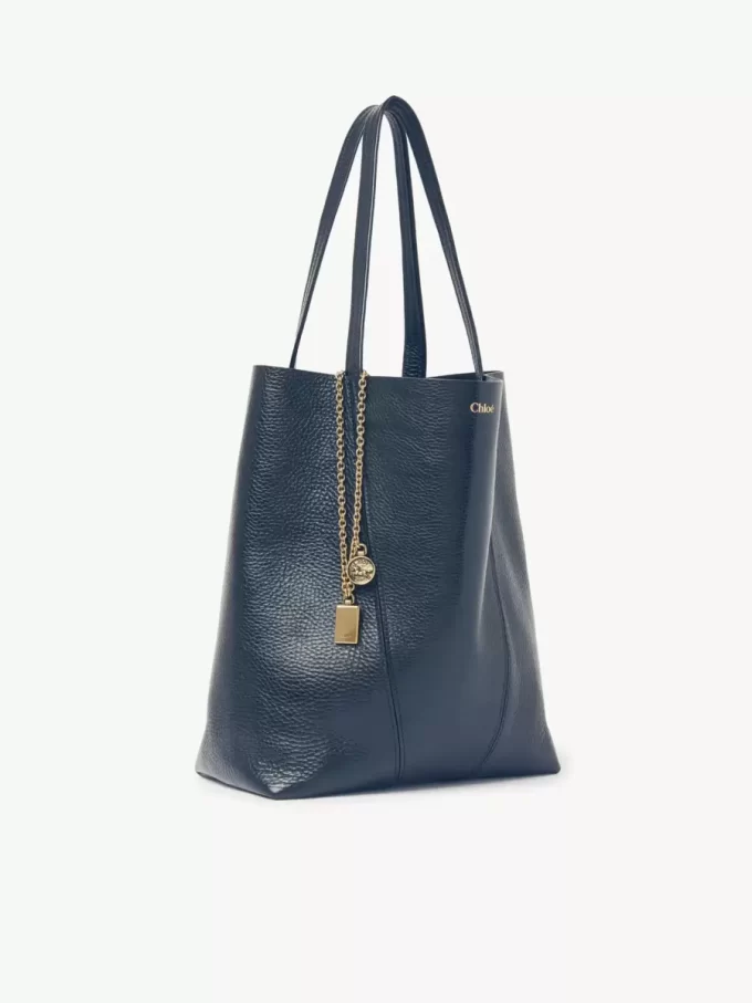 Chloé Spin tote bag in grained leather