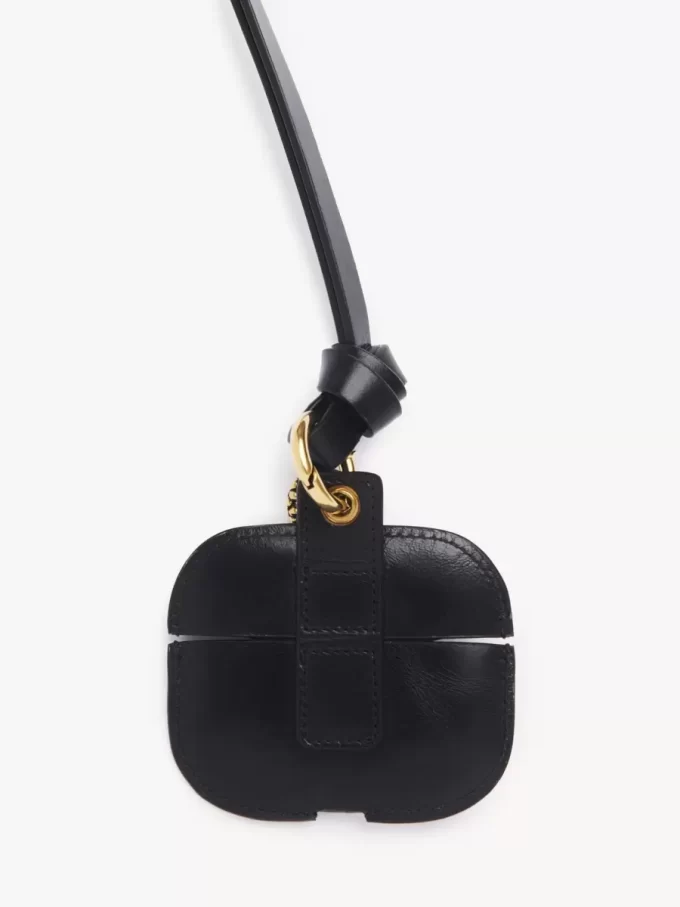 Chloé Symbols Snake earpods case in grained leather Chloé Symbols Snake earpods case in grained leather