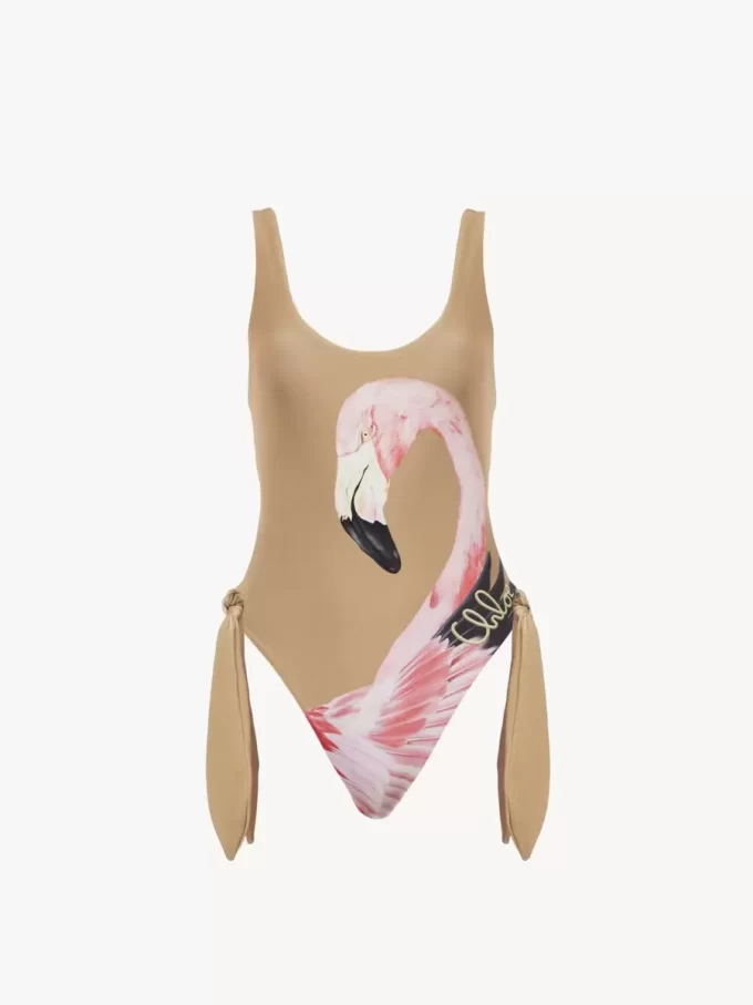 Cut-out one-piece swimsuit