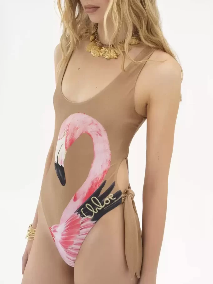 Cut-out one-piece swimsuit