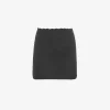 Fitted mini skirt in a wool & cashmere knit