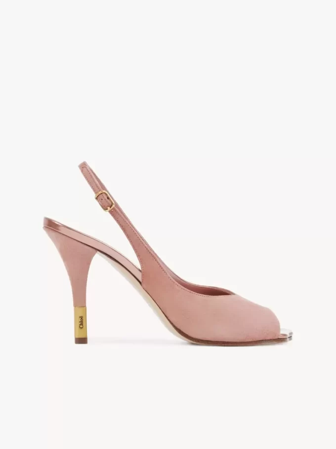 Heeled Flower Sandal