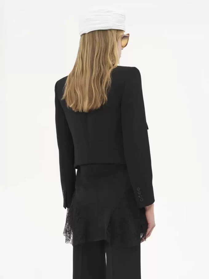 Heritage tailored jacket in wool gabardine