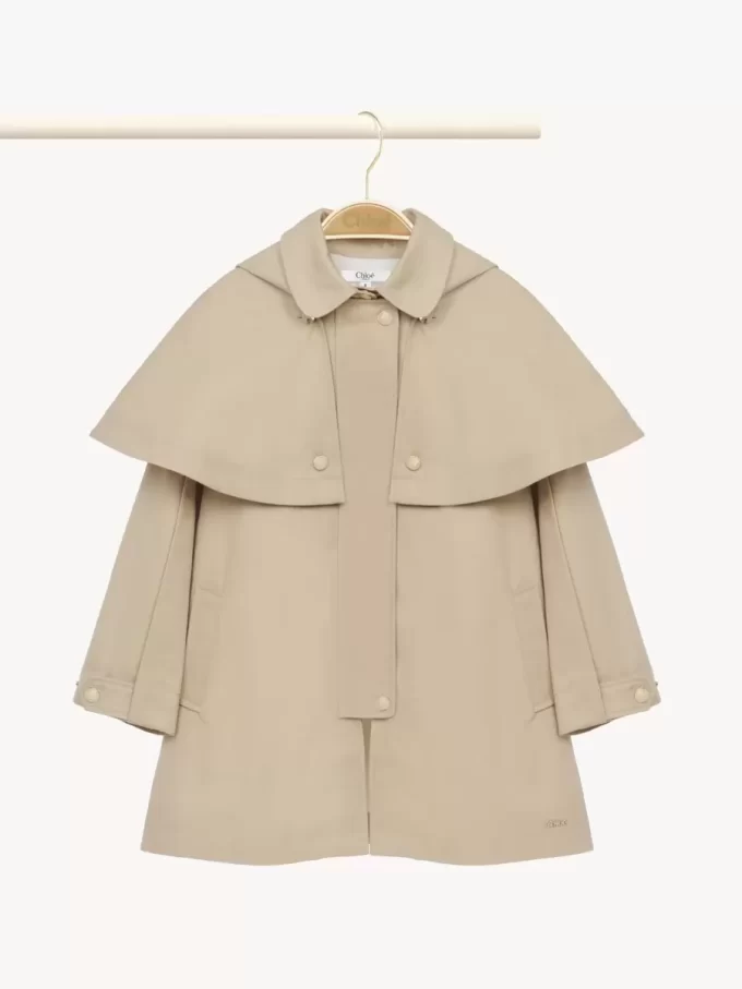 Hooded trench coat Hooded trench coat