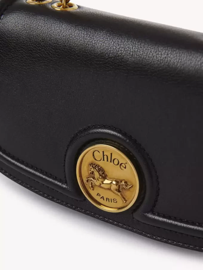 Horse Medal crossbody bag in grained leather