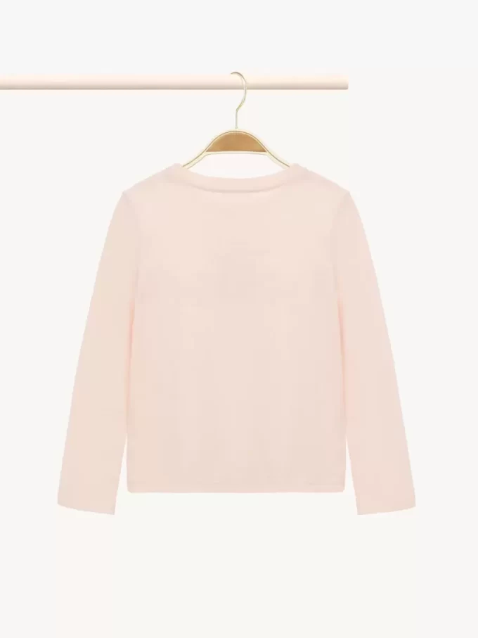 Kids’ long-sleeve logo top