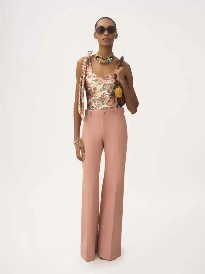 Knotted-strap one-piece swimsuit