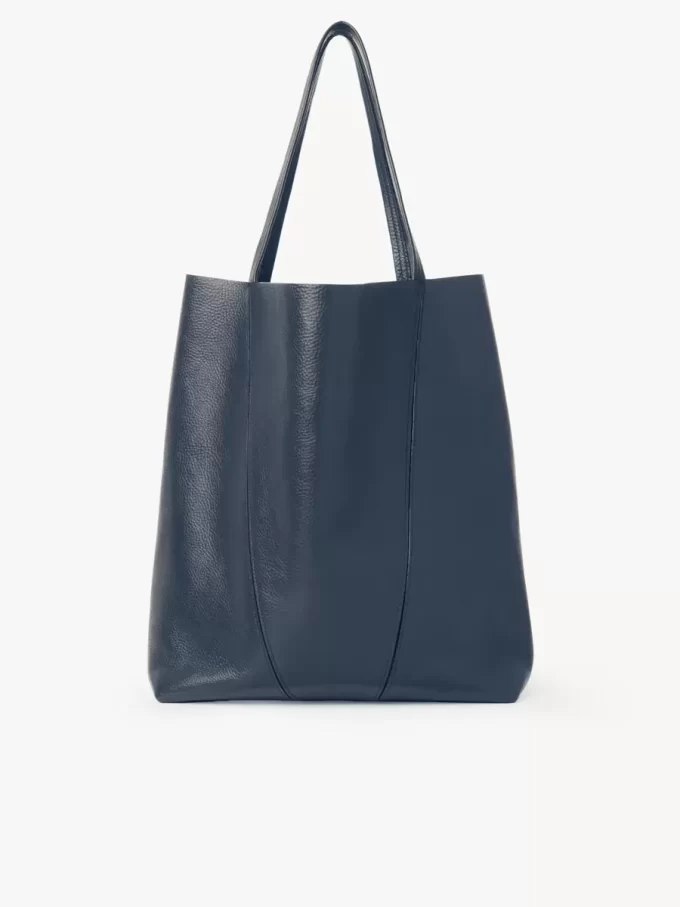 Large Chloé Spin tote bag in grained leather