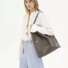 Large Chloé Spin tote bag in grained leather