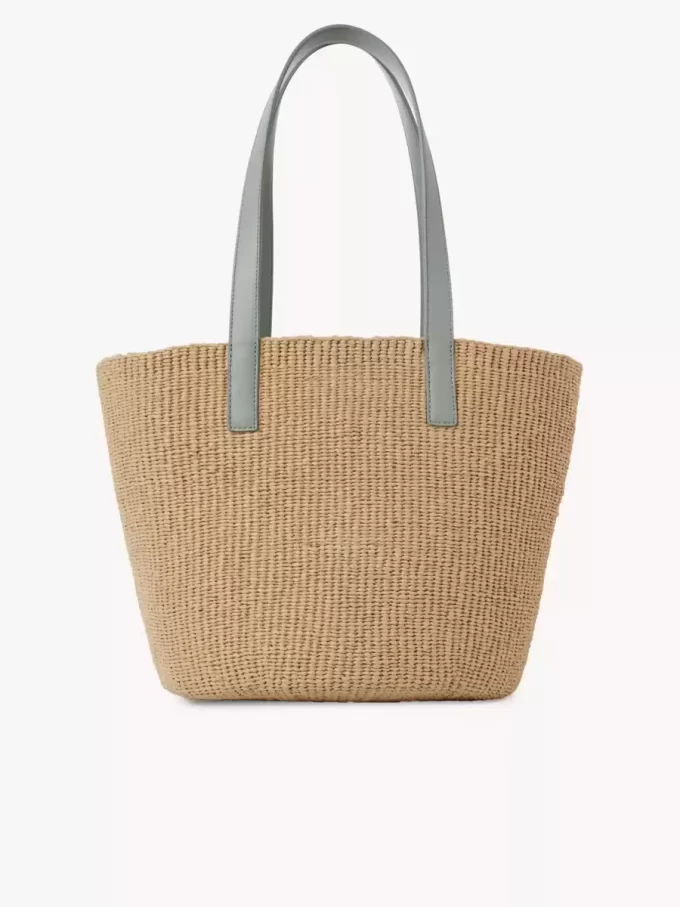 Large Horse Medal basket in natural fibers