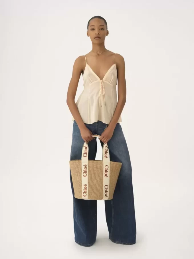 Large Woody basket in natural fibers Large Woody basket in natural fibers